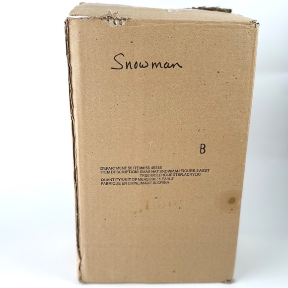 Department 56 Snowman with space for battery operated votive to light up 56.4934 - Picture 8 of 8